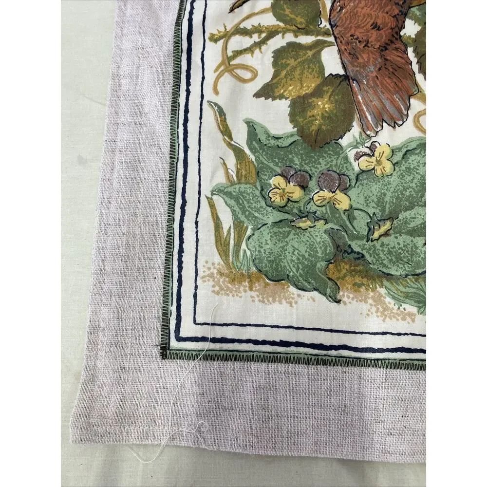 Vintage Handmade Birds Decorative Decor 3D Statement Pillowcase Layered